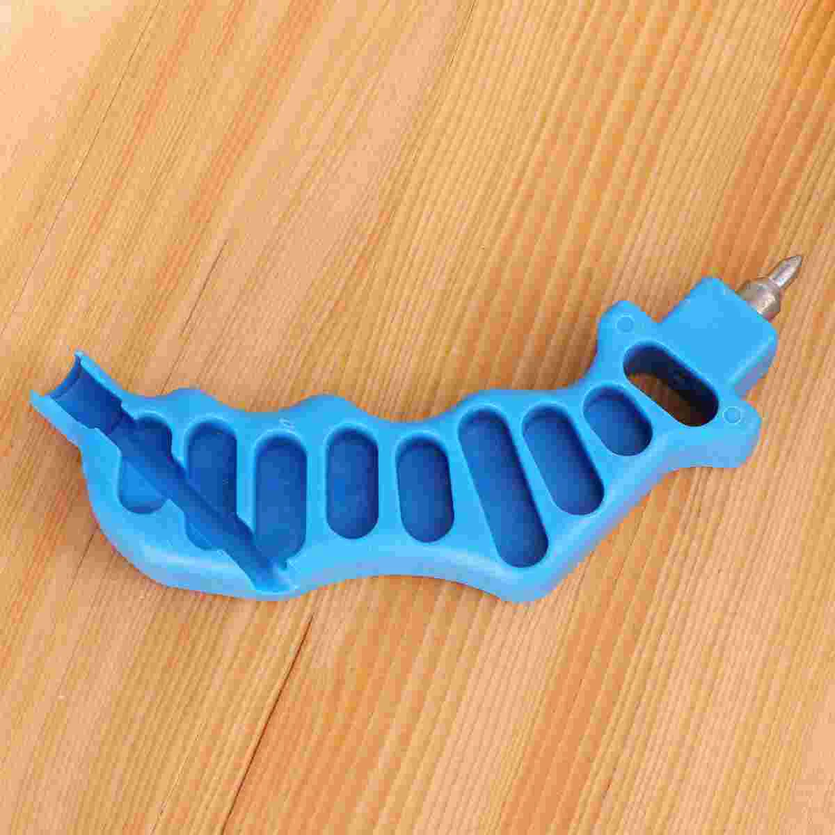 

4 Mm Pipefitter Tools Nozzle Holer Drilling Opener 4.3*1.5cm Drip Irrigation Tubing Punch Metal Blue Tube Puncher