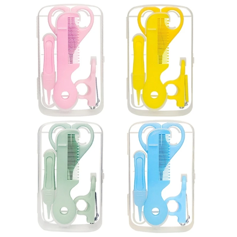

Маникюрный набор для младенцев ножницы для ногтей триммер для ногтей щетка для ухода за ногтями Набор для педикюра
