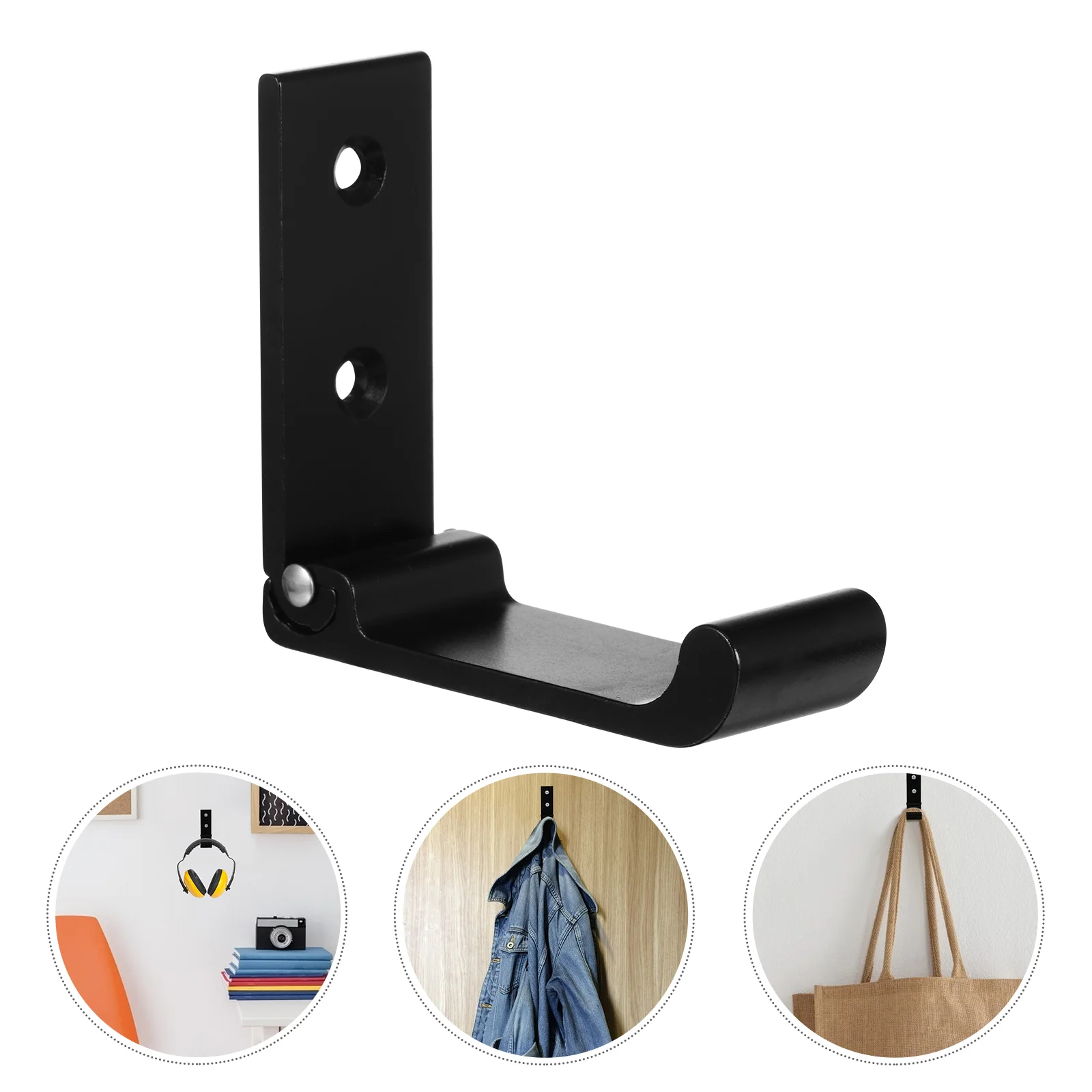 

Vintage Single Hanger Pant Hooks Closet Headphone Hanger Mount Metal S Hooks Headphone Hook Desk Foldable Headphone stand