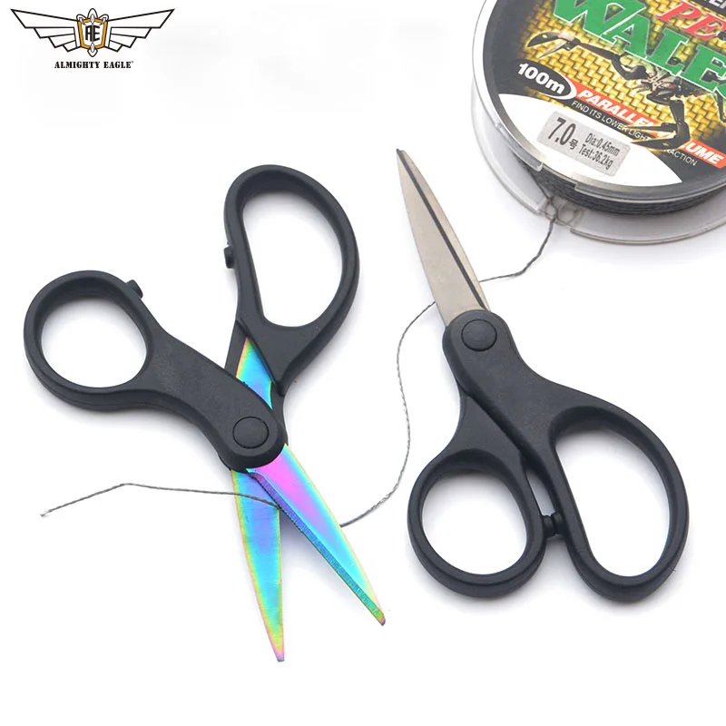 

Stainless Steel Fishing Heavy Duty Anti-Slip Serrated Edge Scissors Saltwater Freshwater Braid Scissors Braided Line Cutter