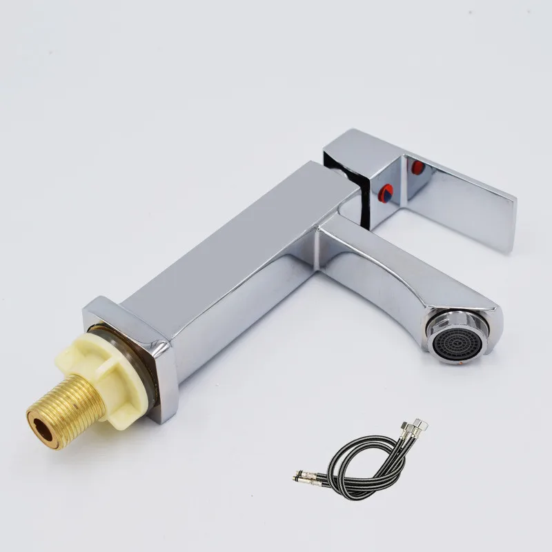 

Bathroom Basin Faucet Water Tap Bathroom Sink Taps Stainless Steel Deck Mounted Basin Mixer Bathroom Faucets
