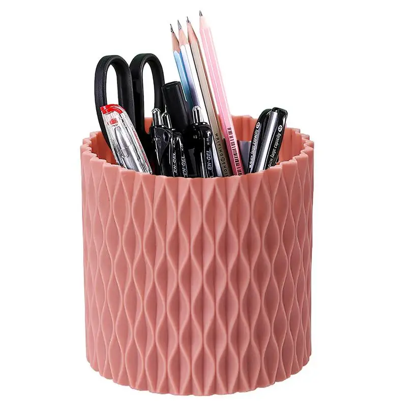 

Rotating Art Supply Organizer Rotating Pencil Holder For Desk Multi-Purpose Cosmetics Brushes Storage Solution For Eyeliner