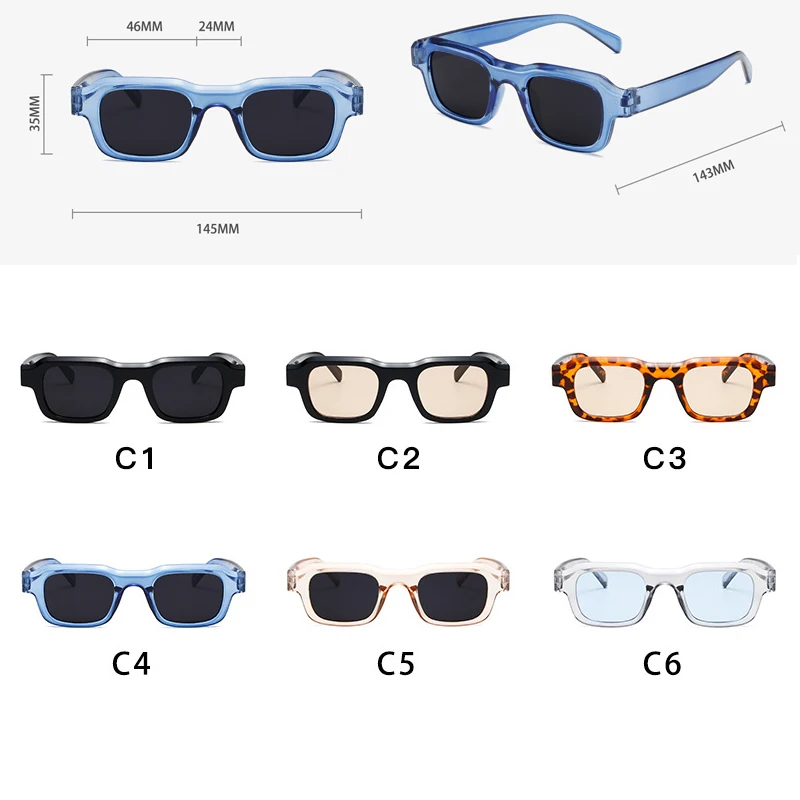 Солнечные очки LeonLion Smll в стиле ретро UV400 для мужчин и женщин квадратные модные