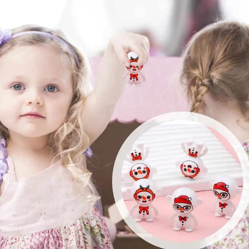 

Mini Tu mblers Toy Mini Inverted Tumbl er Astronaut Snowman Monkey Cartoon Cute Ornaments Small Toys For Children Cute Cartoon