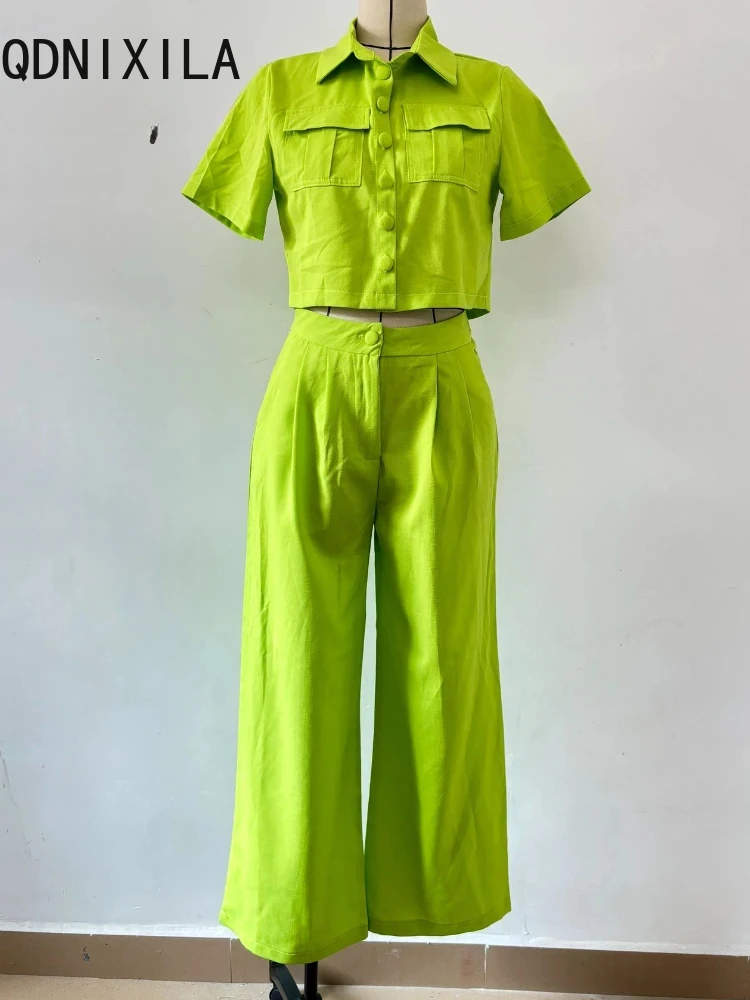 Женские летние комплекты брюк повседневный спортивный костюм офисные