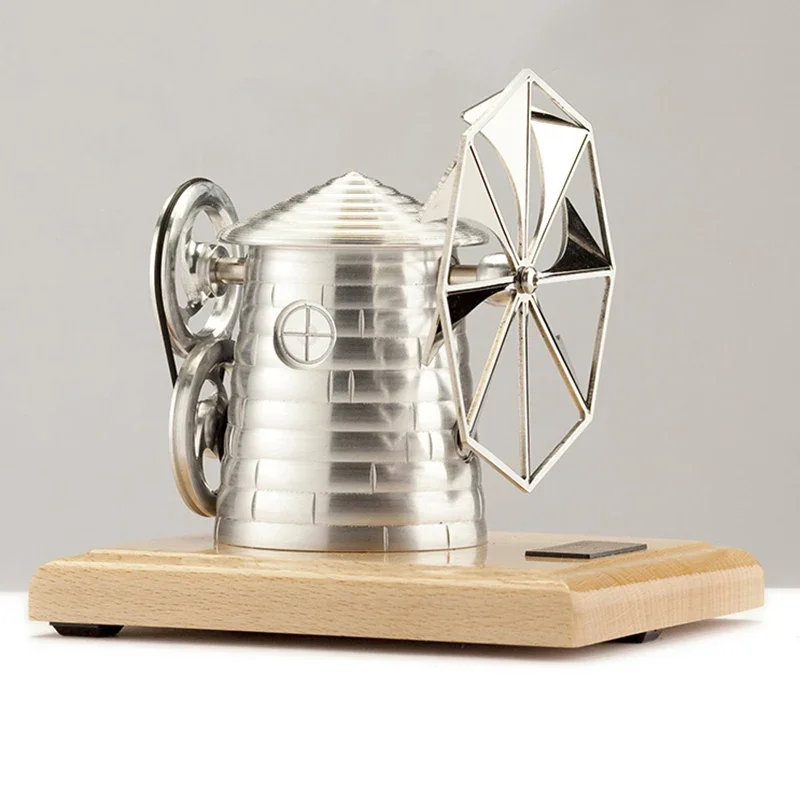 Ветряная мельница двигатель Стирлинга сделай сам металлический механический