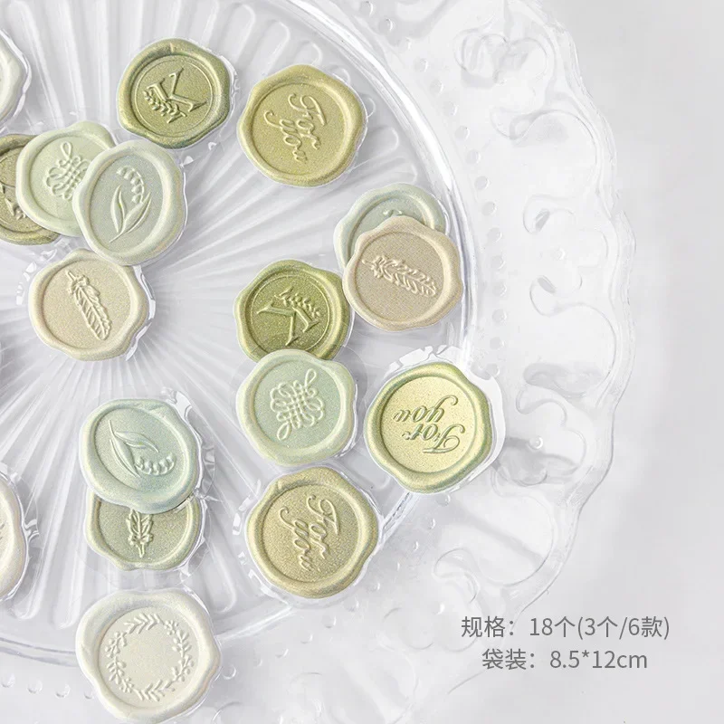 Ретро стикеры для конвертов 18 шт