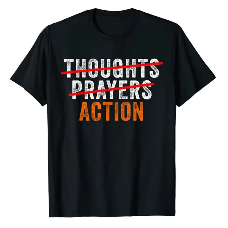 Футболка с надписью анти-пистолет для мужчин и женщин