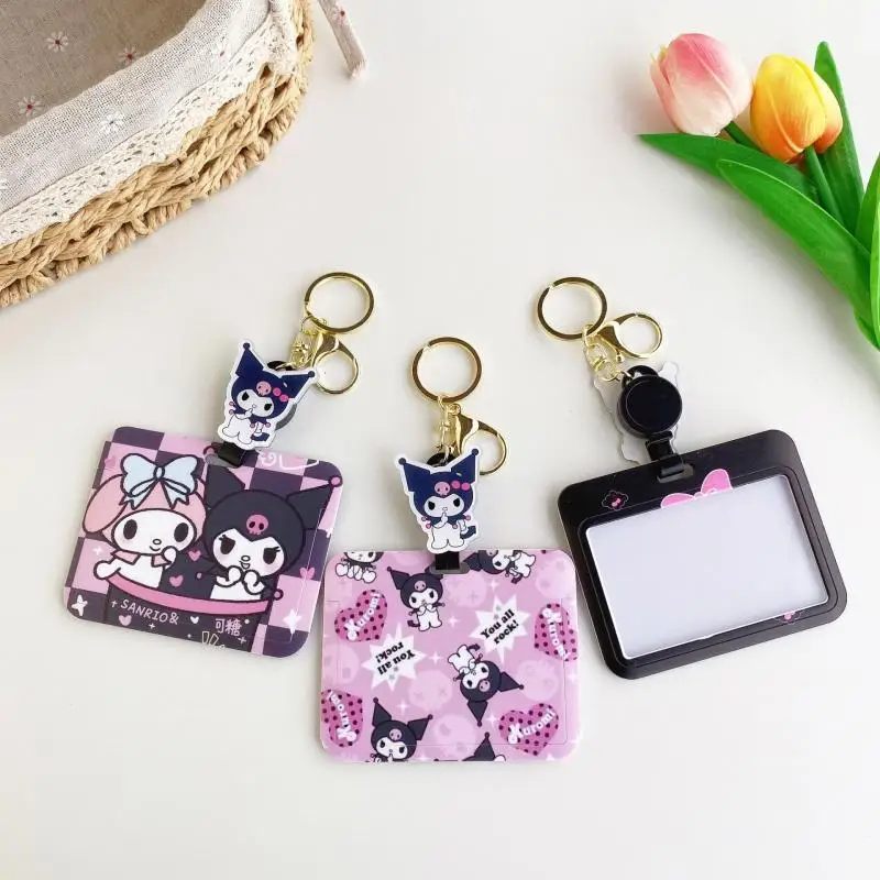 

Sanrio горизонтальная мультяшная фотография, милая кулон My Melody Kuromi, легкая в вытягивании работа