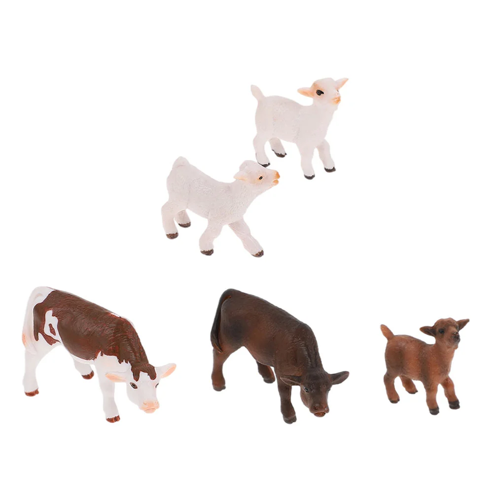 

Farm Animal Animals Figurines Cow Toysplaysetmodel Collection Boys Girls Sculpture Statues Goat Ornament Crafts Diy