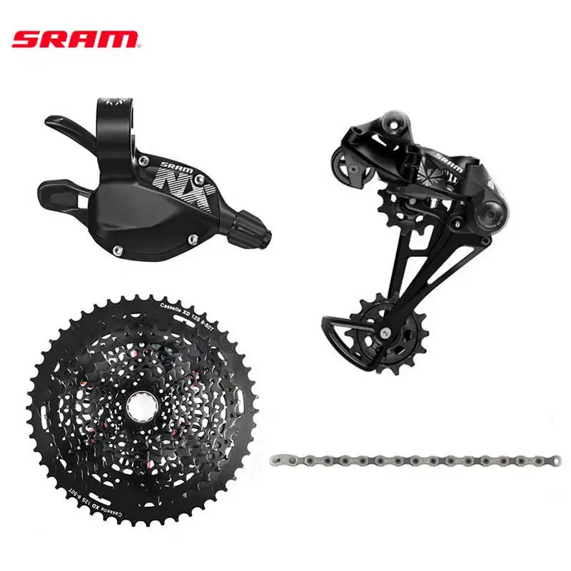 

2022 Sram Nx Eagle 9-50T XD HUB 1X12S SPEED Groupset 4 in 1 Mountain Bike Gear Box Setup Shifter Cage K7 Cassette Chain