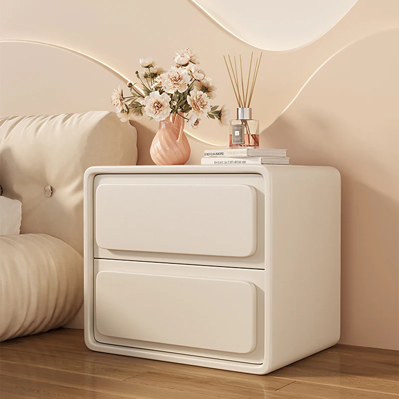 

Comfortable Storage Night Table Bedside White Drawers Small Bedroom Night Table Shelves Cabinet Szafka Nocna Home Furniture