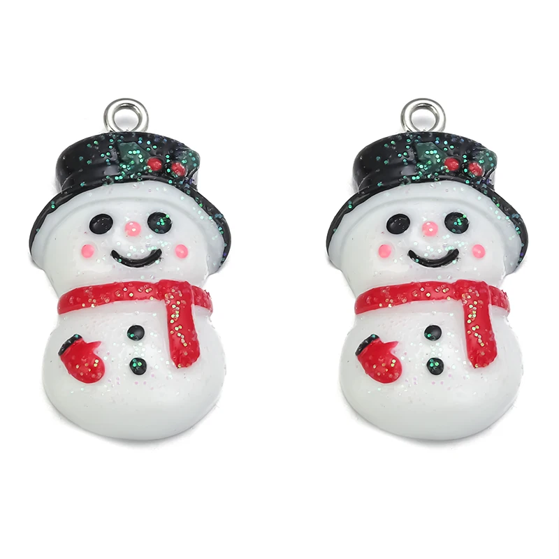 

10 ~ 20 шт. подвесные украшения из смолы для изготовления ювелирных изделий своими руками ожерелье украшение на рождественскую елку Новогодние аксессуары для домашнего декора оптовая продажа