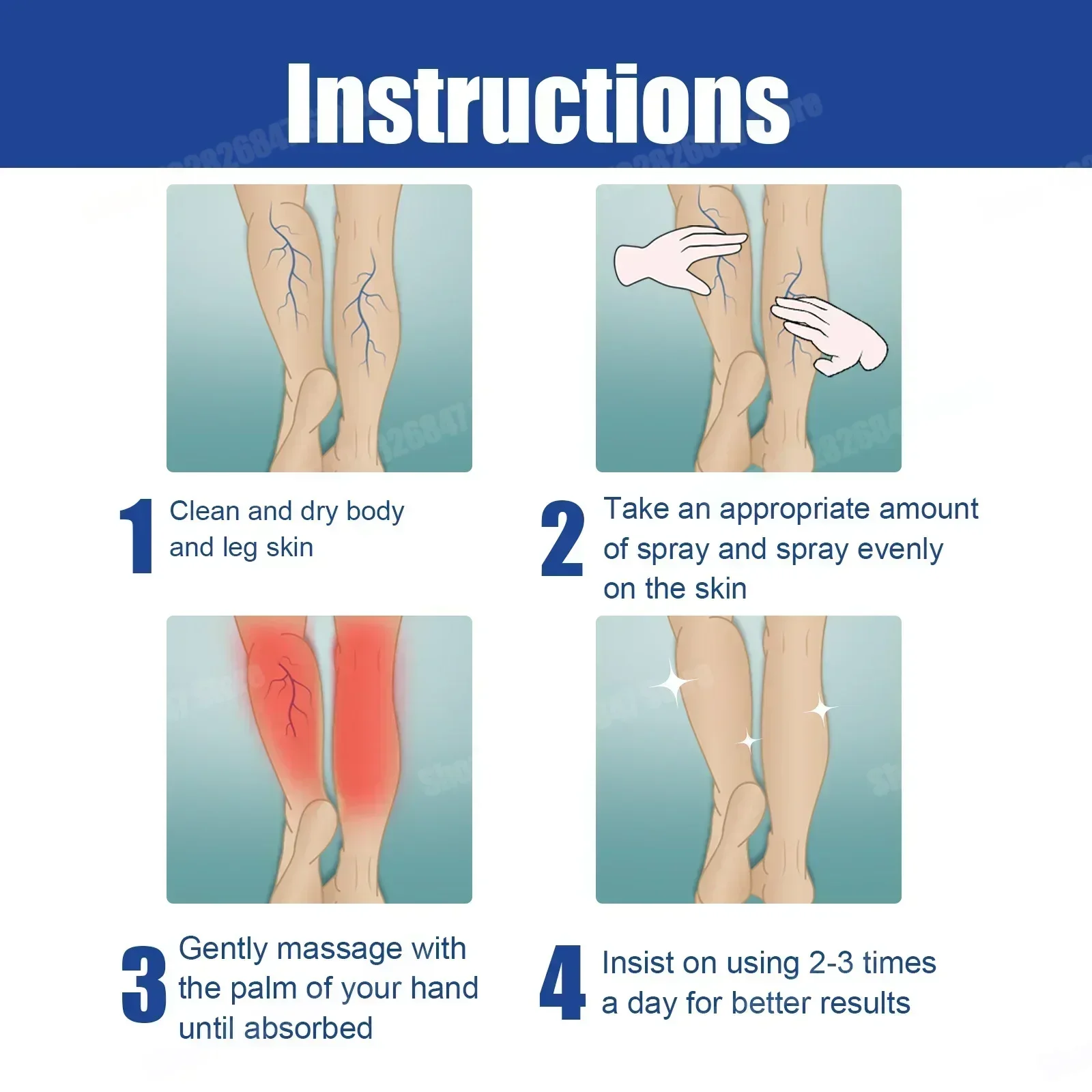 Надежный спрей для варикозного расширения вен натуральные травы успокаивающий с