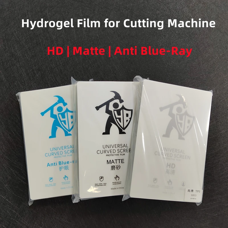 50pcs HD Hydrogel Film For All Phone Protective Cutting Machine Matte/Anti Blue-Ray/Privacy Matte TPU LCD Screen Protector |