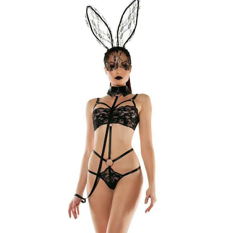

Sexy bunny costumes role-playing perspective conjoined bunny lingerie