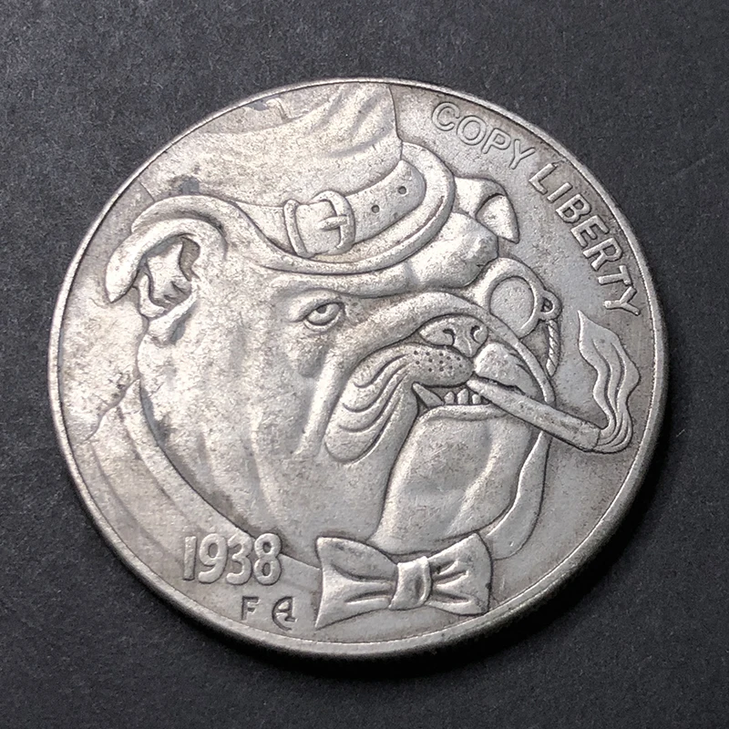 

Медная памятная монета "Джентльмен кошка", 1937 год