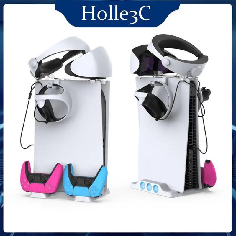 

For Ps5 Host Overhead New Style Vr Storage Bracket Type-c Magnetic 2-in-1 Charging Headset Bracket Handle Headset Stand 2023