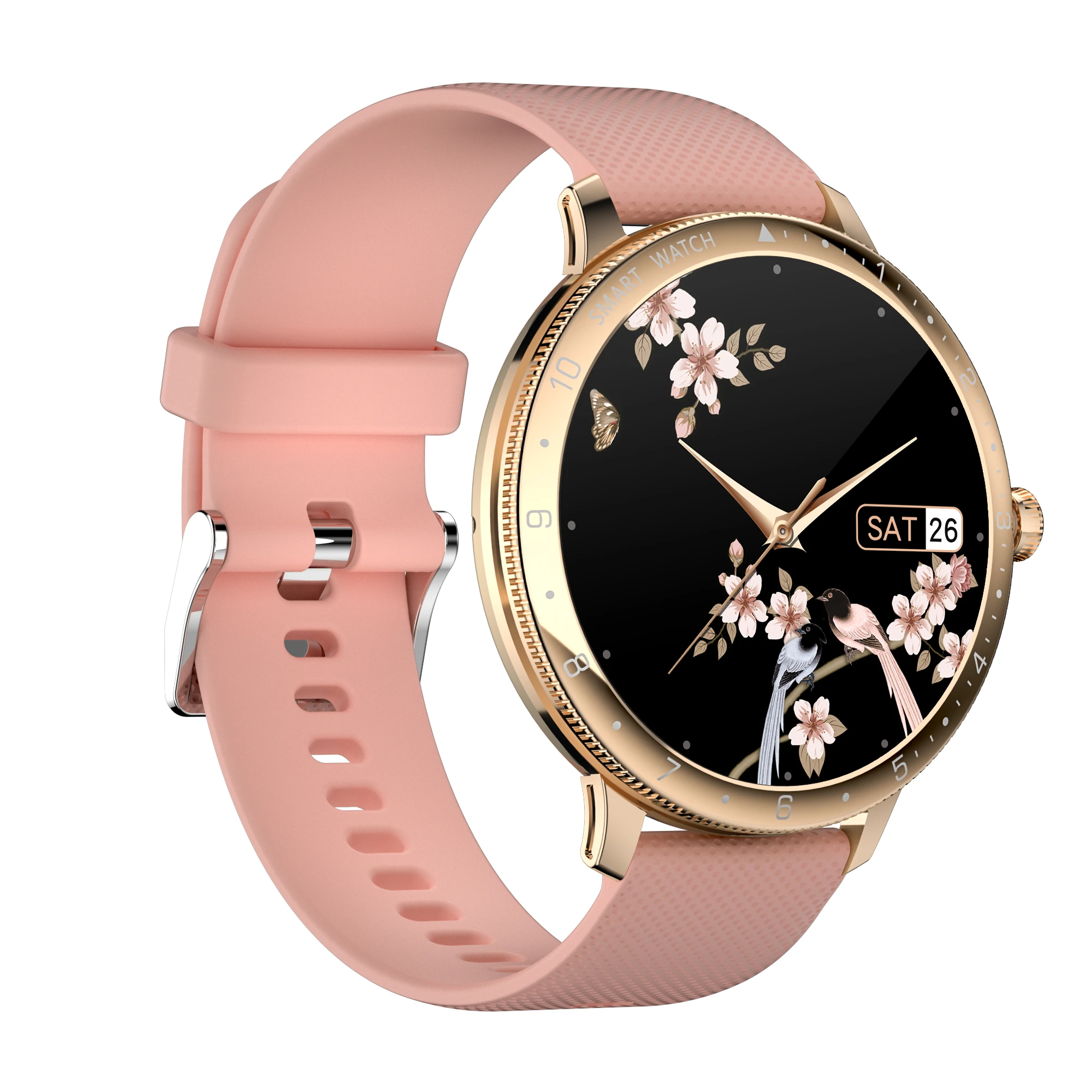 D08 Smart Watch For Men Women circular Full Touch Screen Sport IP67 Waterproof Bluetooth Call Smartwatch For Android Ios