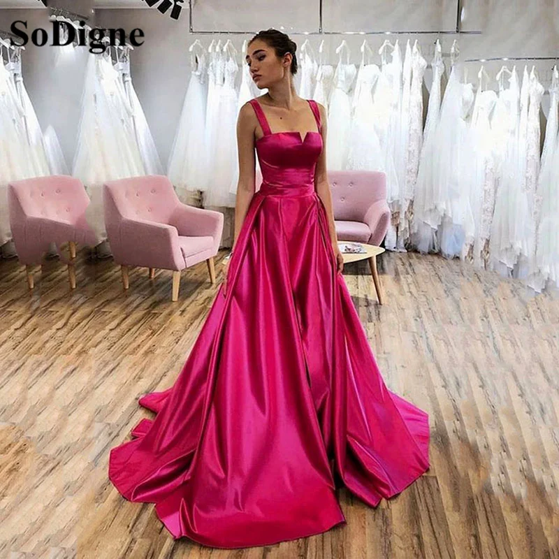 

SoDigne A Line Evening Dresses 2023 Purple Sweetheart Prom Dresses Corset Formal Occasion Party Gowns Women Gala Dress