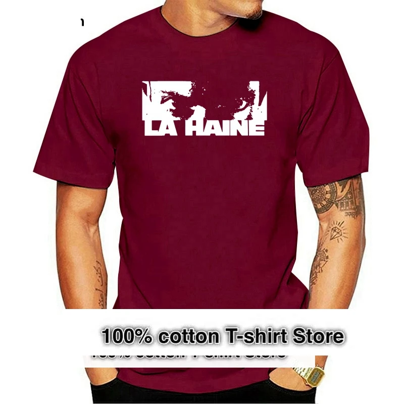 

Men T Shirt T-shirt La haine white on black tshirts Women T-Shirt