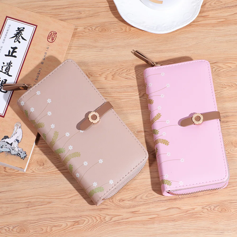 

Women Wallet Long Handheld Bag Women Mobile Phone Bag Large Capacity Multifunctional Wallet Multi Card Location Card Holder 지갑