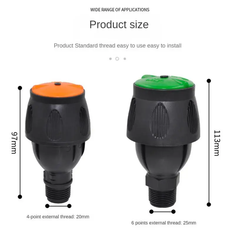 Разбрызгиватели для полива газона с резьбой 3/4 дюйма вращение на 360 градусов