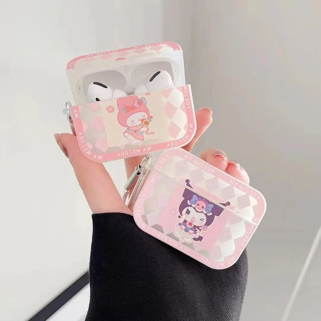 

2023 New Sanrio Kuromi Mymelody for Apple AirPods 1 2 3 Case AirPods Pro 2 Case IPhone Earphone Accessories Air Pod Cover Y2k