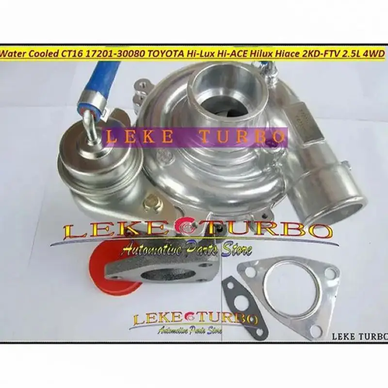 ww Water Cool Turbo CT16 17201-30080 1720130080 Турбокомпрессор для TOYOTA Hi-Lux Hi-ACE Hilux Hiace KDH222 2KD 2KD-FTV 2KDFTV 2.5L