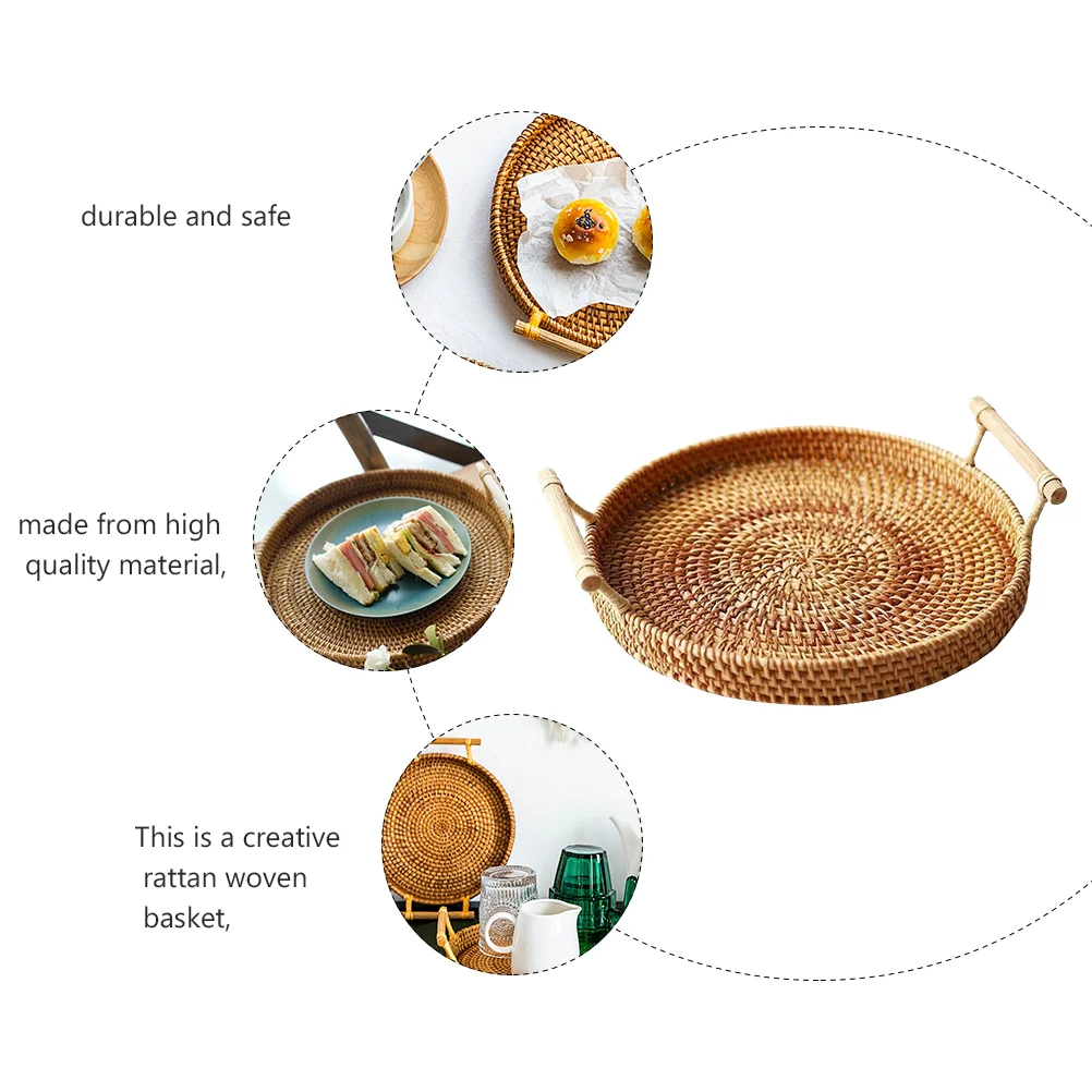 Корзина для хранения из ротанга плетеные корзины органайзеры корзина хлеба