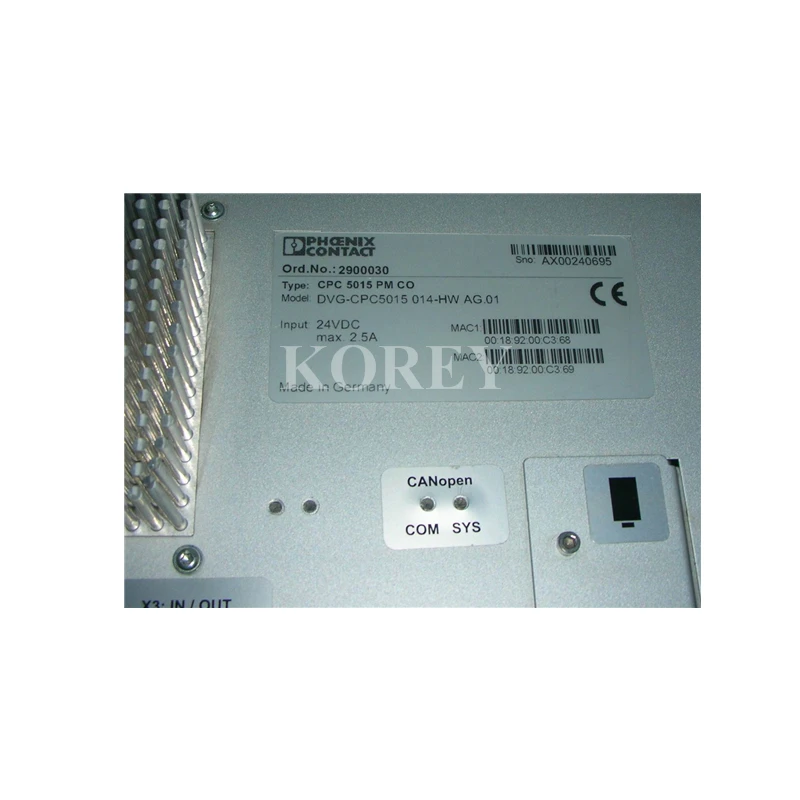 В наличии PHOENIX CPC 5015 PM CO IPC SYSTEM DVG-CPC5015 038-HW AE.00 в хорошем состоянии | Инструменты