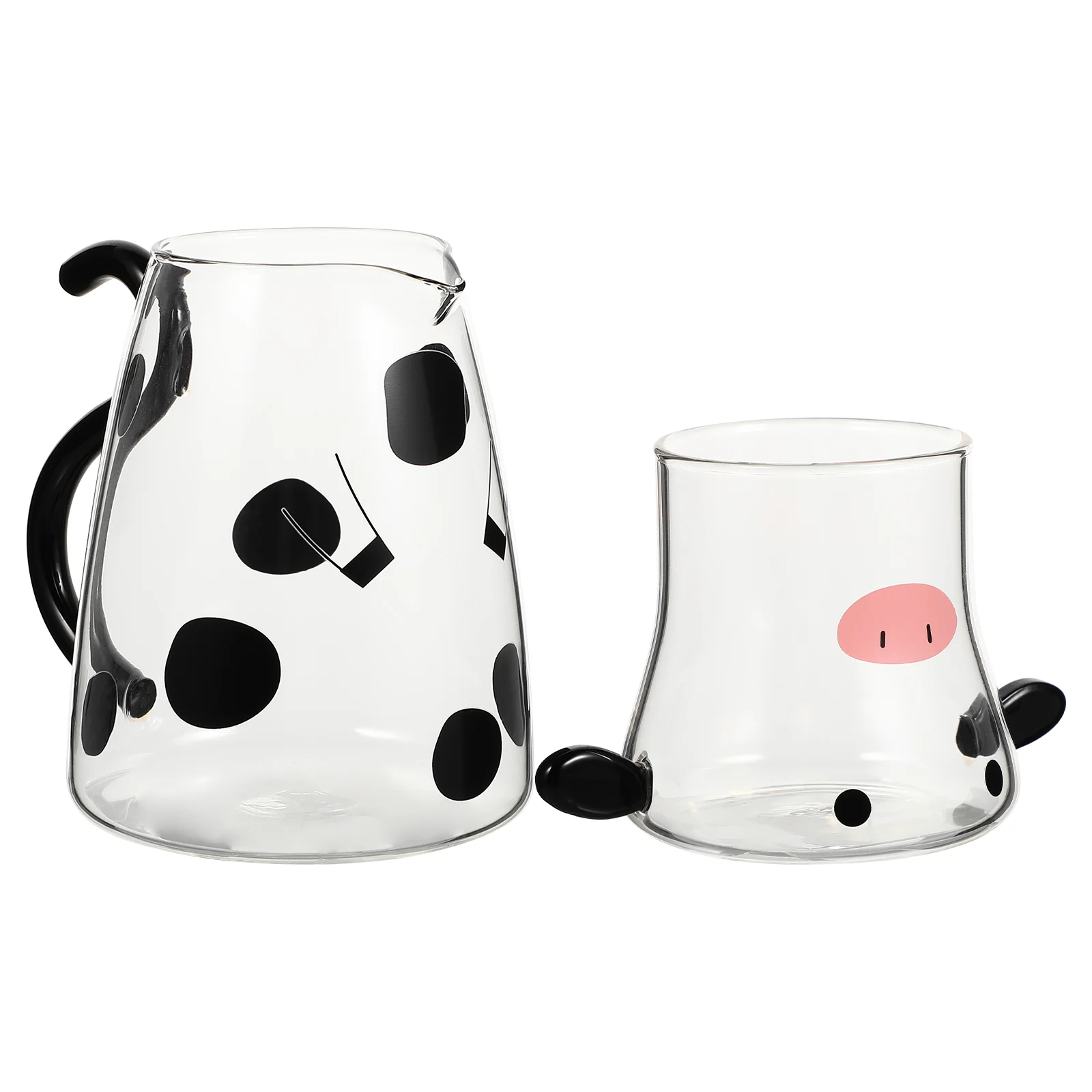 

Drinking Glasses Lids Water Pitcher Round Bedside Table Glass Tea Dispenser Kids Cups Lid Cold Water Kettle Cold Drink Glass Set
