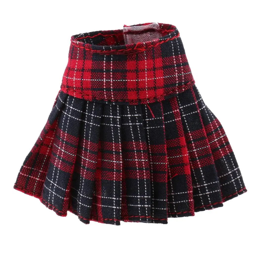 

Коллекция 1/6 года, разноцветная Классическая школьная одежда в клетку, повседневная Вечерние вечерняя одежда для 12-дюймовых кукол Blythe Licca