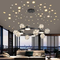modern led chandelier bedroom living hall study room home ceiling lamps indoor lighting black gold dining pendant lamp