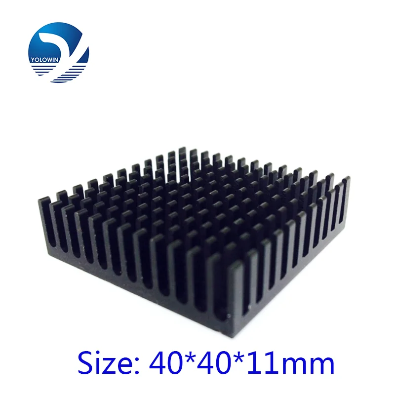 

2Pcs/lot 40*40*11mm Professional Desktop Heatsink Radiator Aluminum Heatsink Extruded Profile Heat Sink For Electronic
