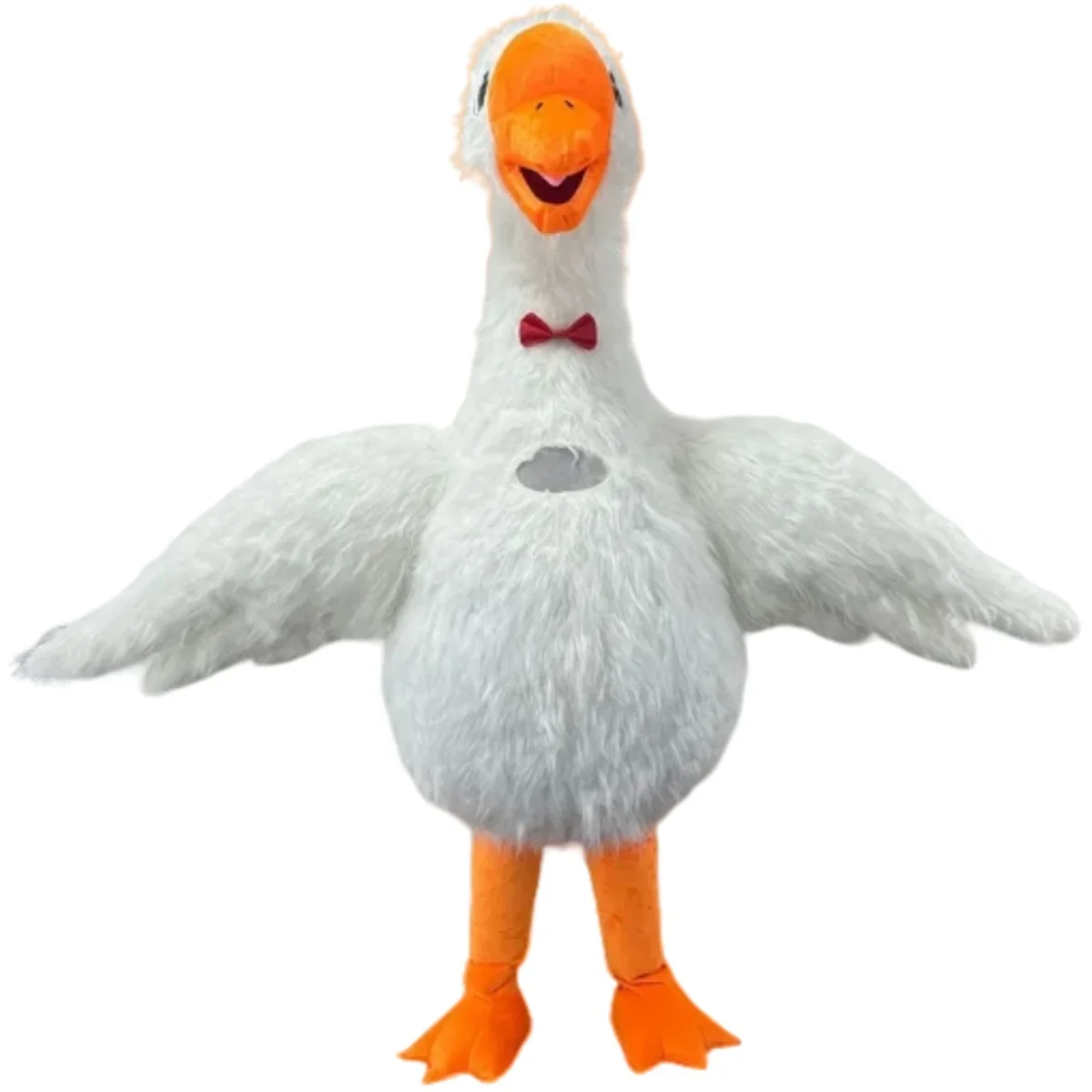 260 см гигантская надувная белая искусственная плюшевая мультяшная талисман для