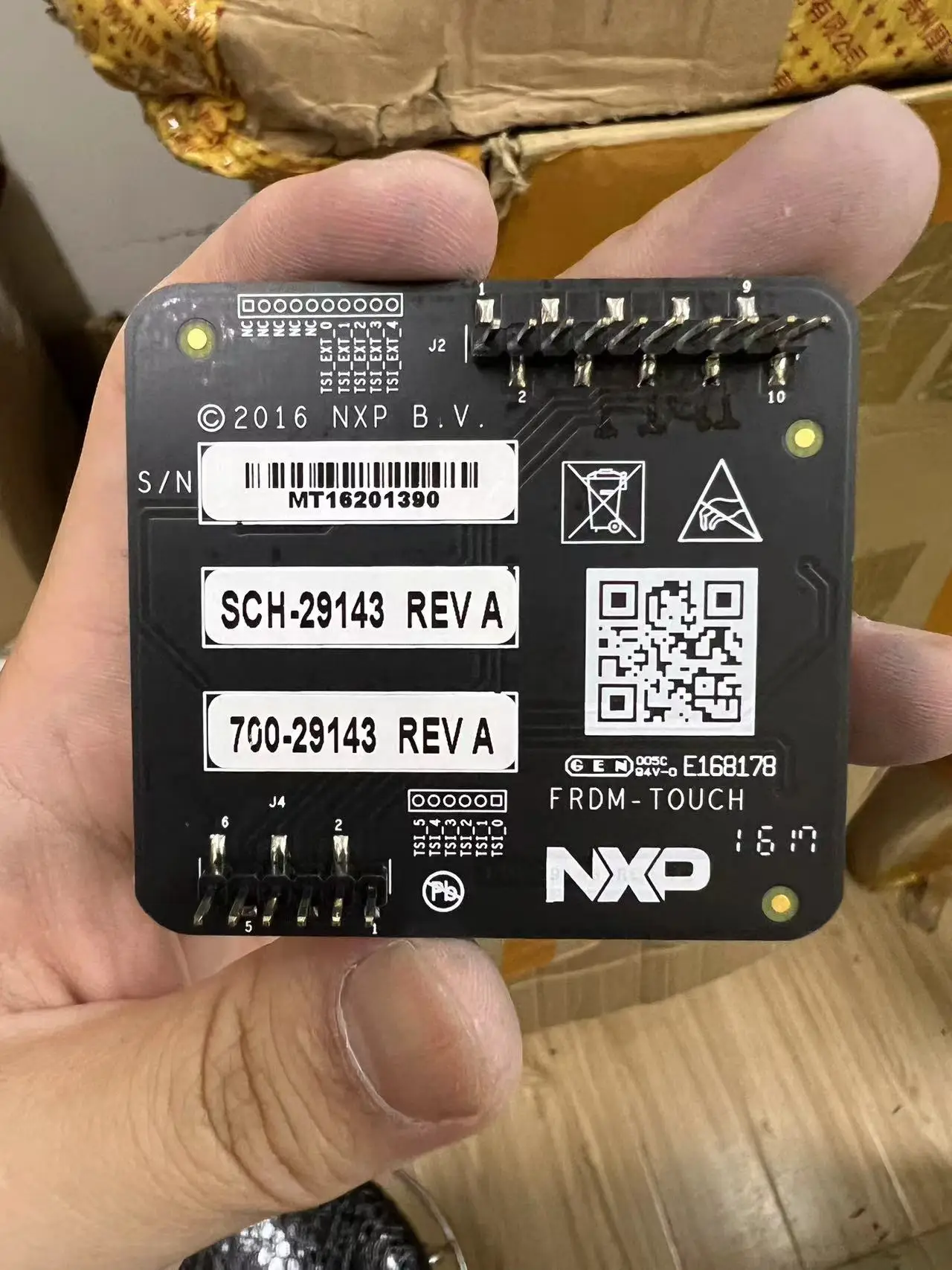 Модуль разработки (в программном обеспечении) NXP FRDM-TOUCH 18RUA0MT162102 SCH-29143 REVA