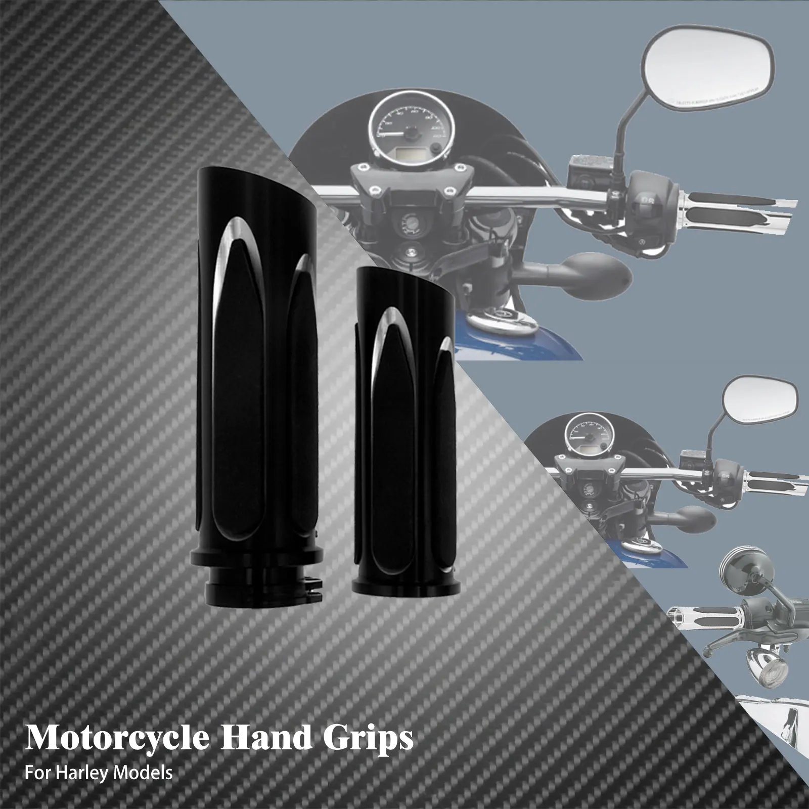 

Мотоциклетная ручка 1 дюйм, 25 мм, ручки для Harley Touring Road King FLHR Sportster XL1200 Dyna Softail V-Rod