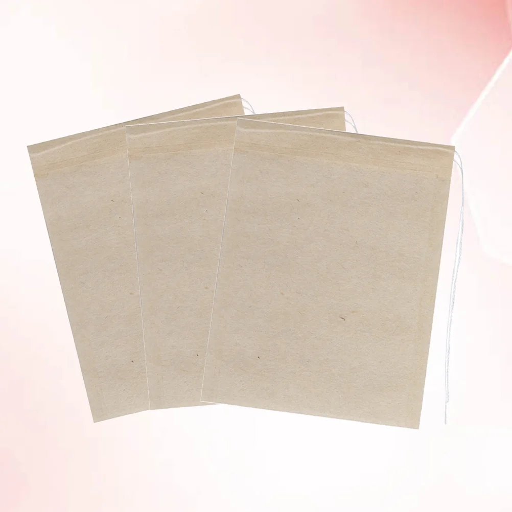 

100pcs Empty Tea Bags for Loose Tea Coffee Filter Bags Tea Drawstring Bags