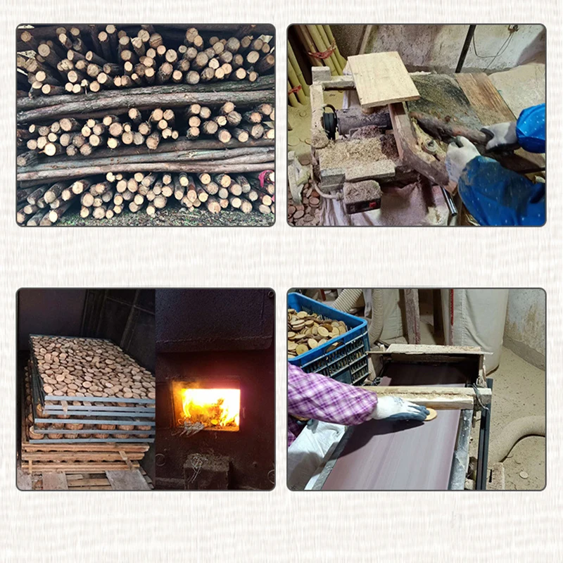 6pcs/lot Pine Wooden Chips Cut Pieces Wood Log Sheet Rustic Wedding Decor Party Centerpieces Vintage Country Style - купить по