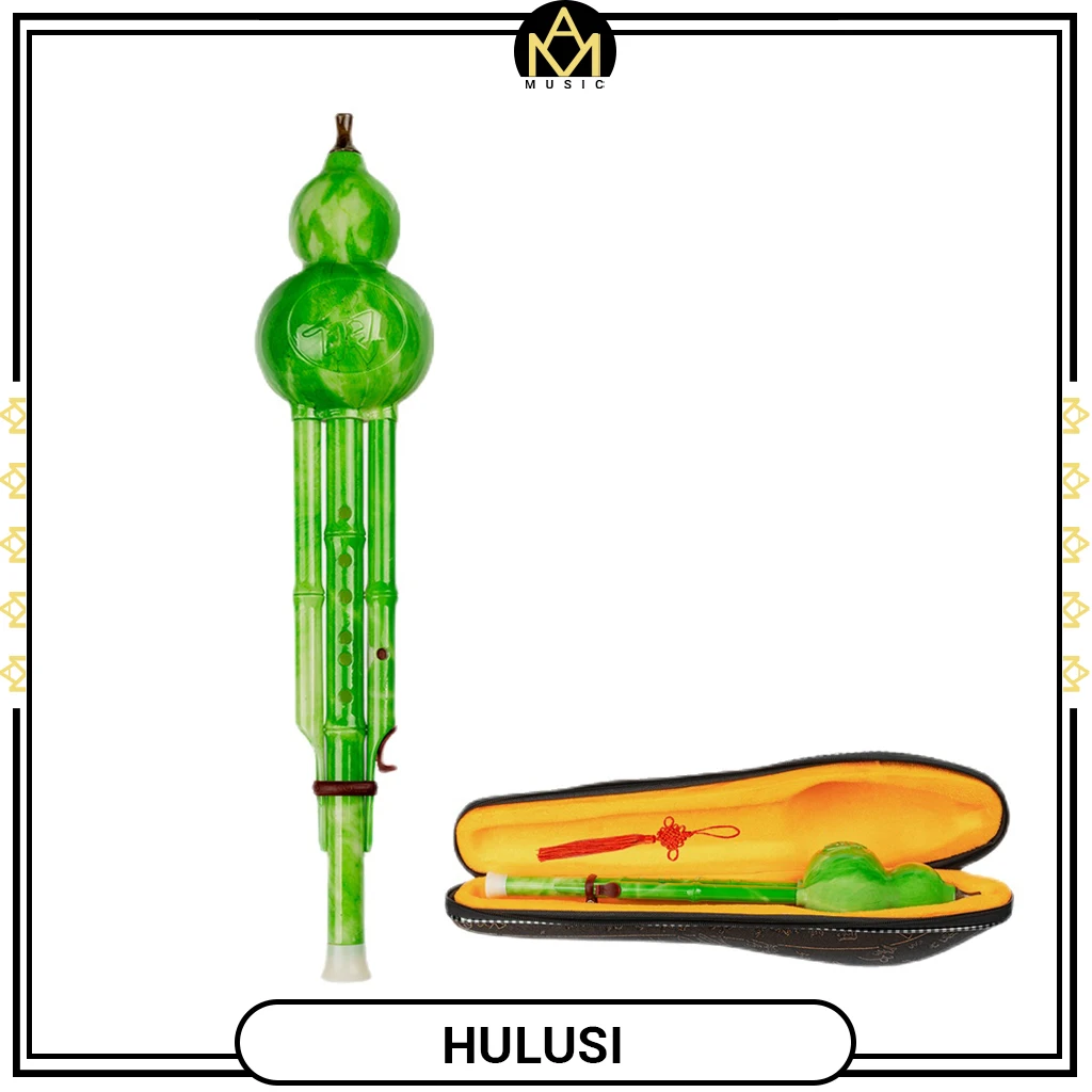 

C Key Cucurbit Flute Hulusi Chinese Traditional Musical Instrument Wind-instrument Ethnic Flute Hulusi Gourd Cucurbit Flute