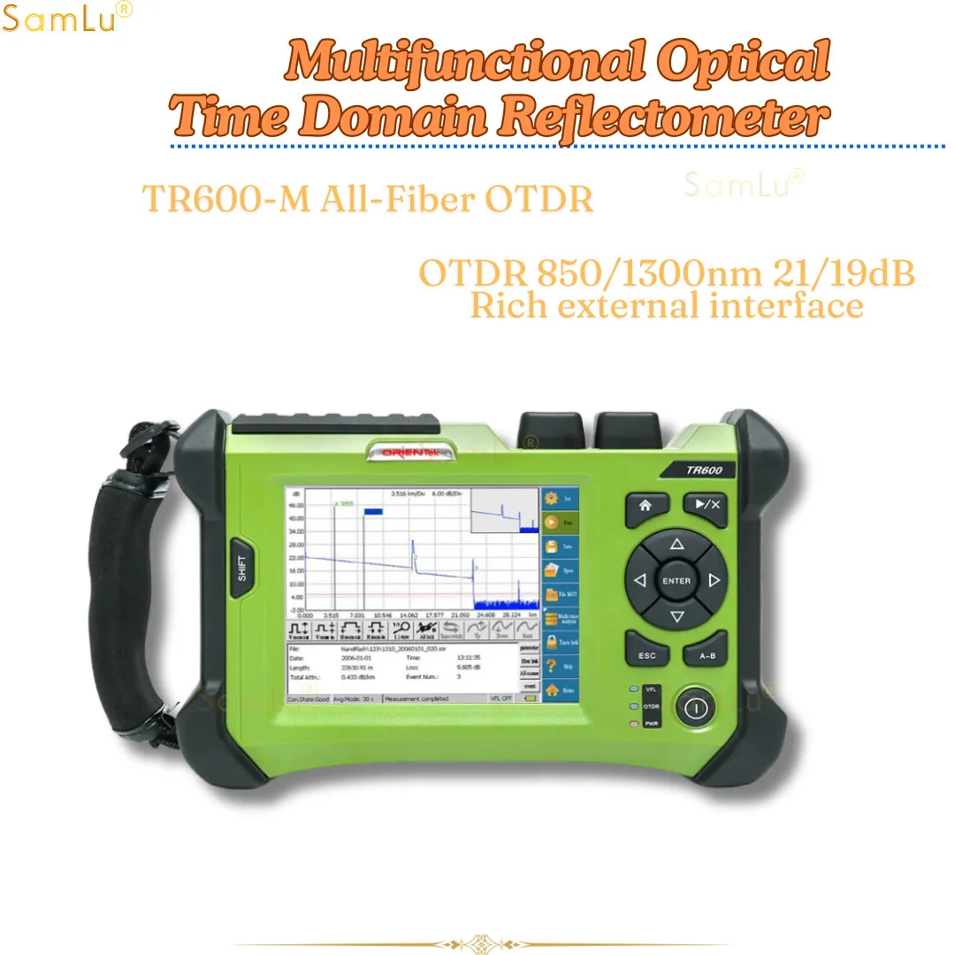SAMLU TR600 OTDR волоконно-оптический рефлектометр