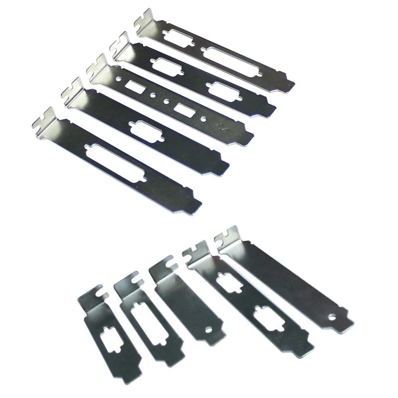 

Видеокарта DB9 с рамкой для компьютерного шасси, кронштейн PCI Full / Half Height 8 см 12 см, Прямая поставка