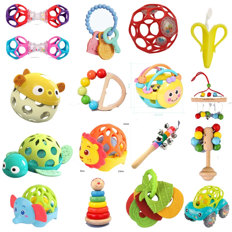 

Baby Rattle Toys Baby Sensory Toy for Babies 0 12 Months Soft Newborn Teethers Infant Development Toys Early Educational Games