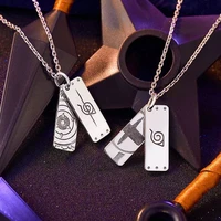 naruto and sasuke pendant necklace for women 2022 japanese anime accessories luxury quality jewelry manga mens neck chain gift