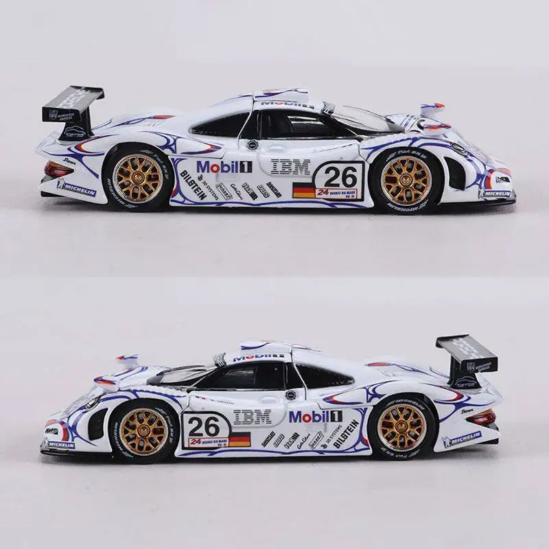 Фото Масштабная модель автомобиля 911 GT1 Le Mans 24-Hour Endurance Racing из литого металла, 1:64 №5