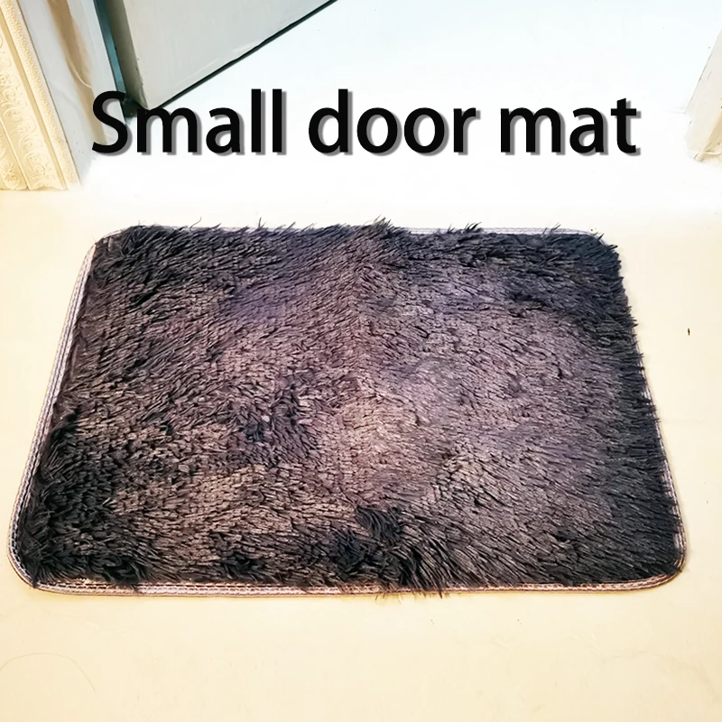 

Маленький коврик на заказ в скандинавском стиле, плюшевый прикроватный коврик для спальни, дверные коврики для гостиной, подходит для украш...
