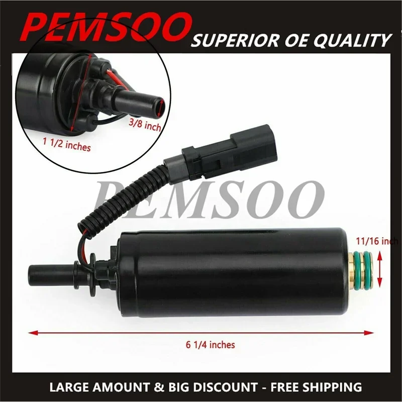 1 топливный насос для сепаратора пара Johnson Evinrude 75-175 л.с. 2001-2006 гг. 0439347 439347 5004428 5000800