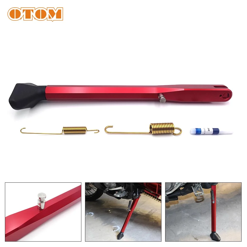 OTOM Motorcycle Side Stand Kickstand CNC Lift Stand Foot Side Support Parking Bracket For HONDA CRF250L 2013-2020 Pit Dirt Bikes