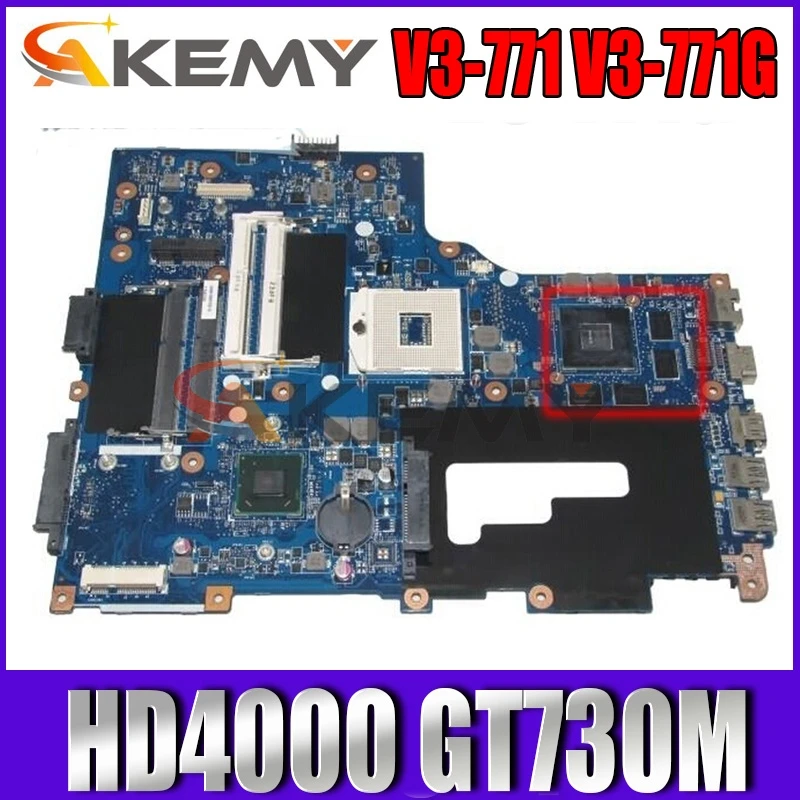 

Материнская плата Akemy VA70 VG70 для Acer aspire V3-771 V3-771G, материнская плата для ноутбука NBM7Q11001 17,3 дюймов HD4000 GT730M gpu